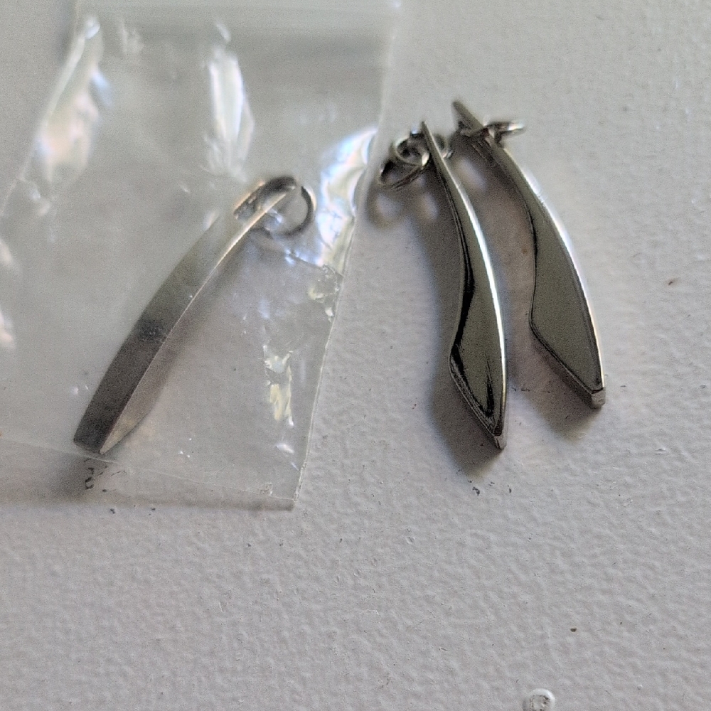 3 Silver Beijo Bag Zipper Pulls